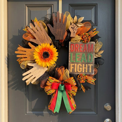 Handmade Black Culture Wreath
